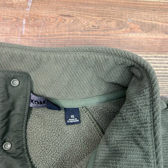 KUIU Pullover Mens XL Green Fleece Snap Neck Outdoor Hunting Layer Shirt - Picture 6 of 9